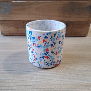 Pot terrazzo multicouleur