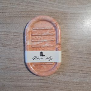 Ensemble porte-savon + pot à brosse à dents